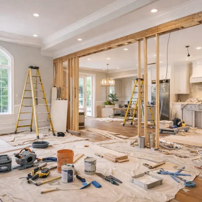 Home renovation in progress__endoftext__